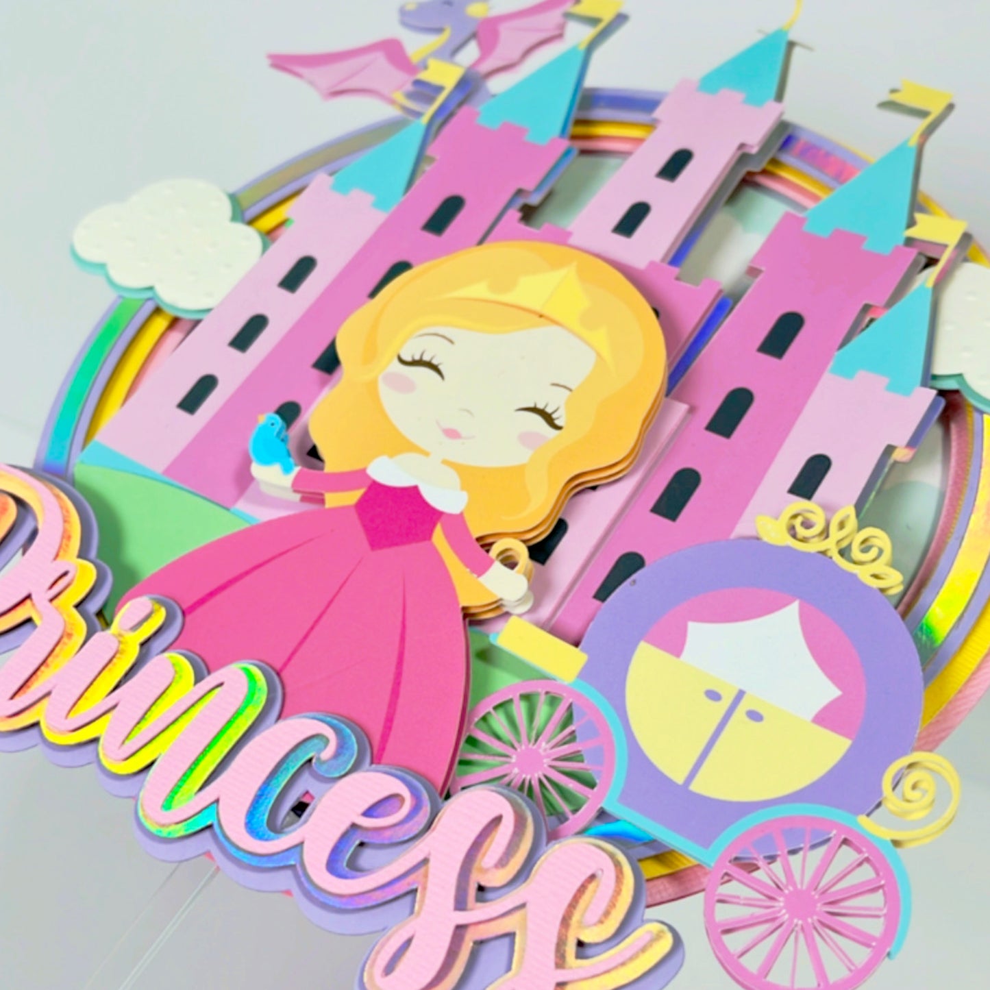 Princess cake topper