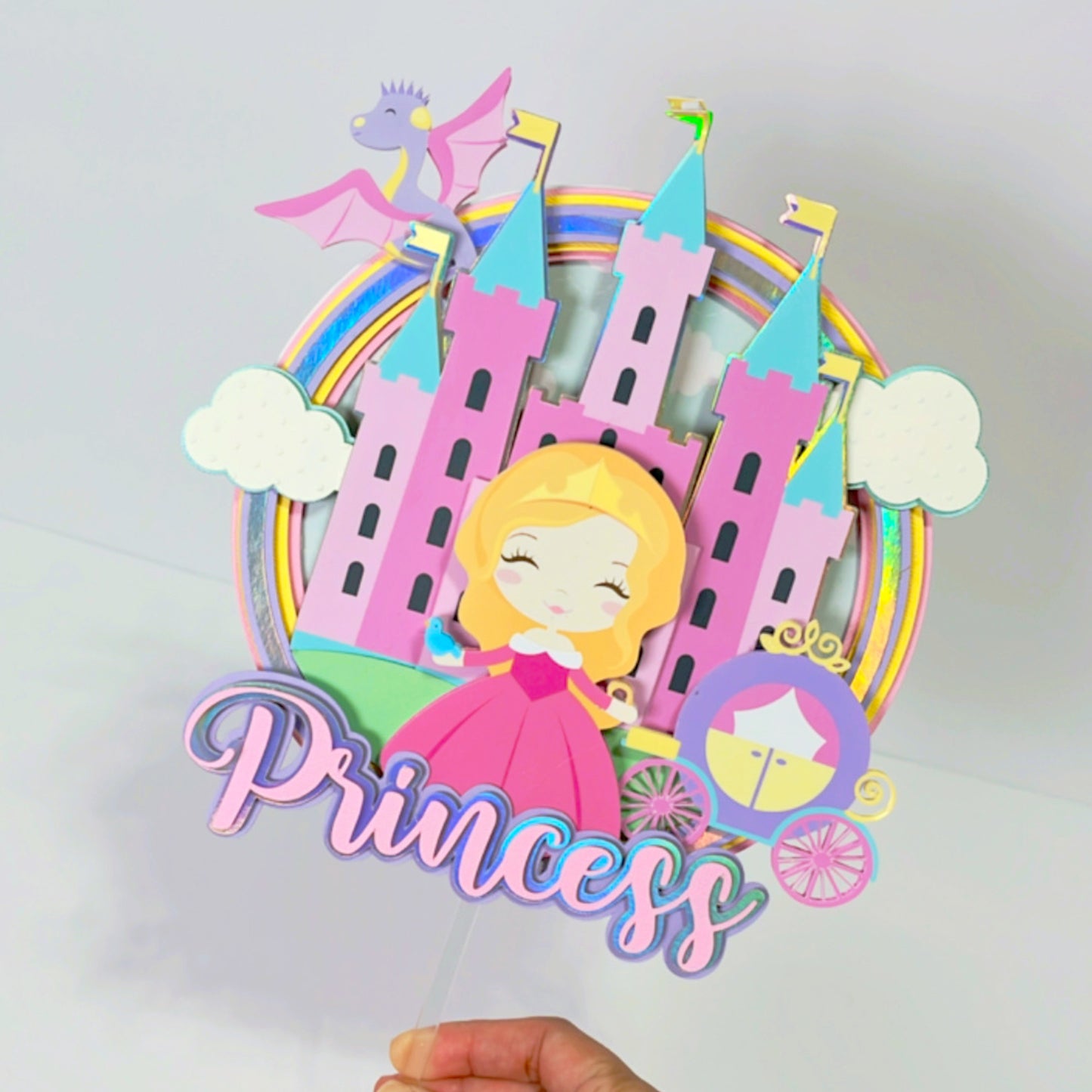 Princess cake topper