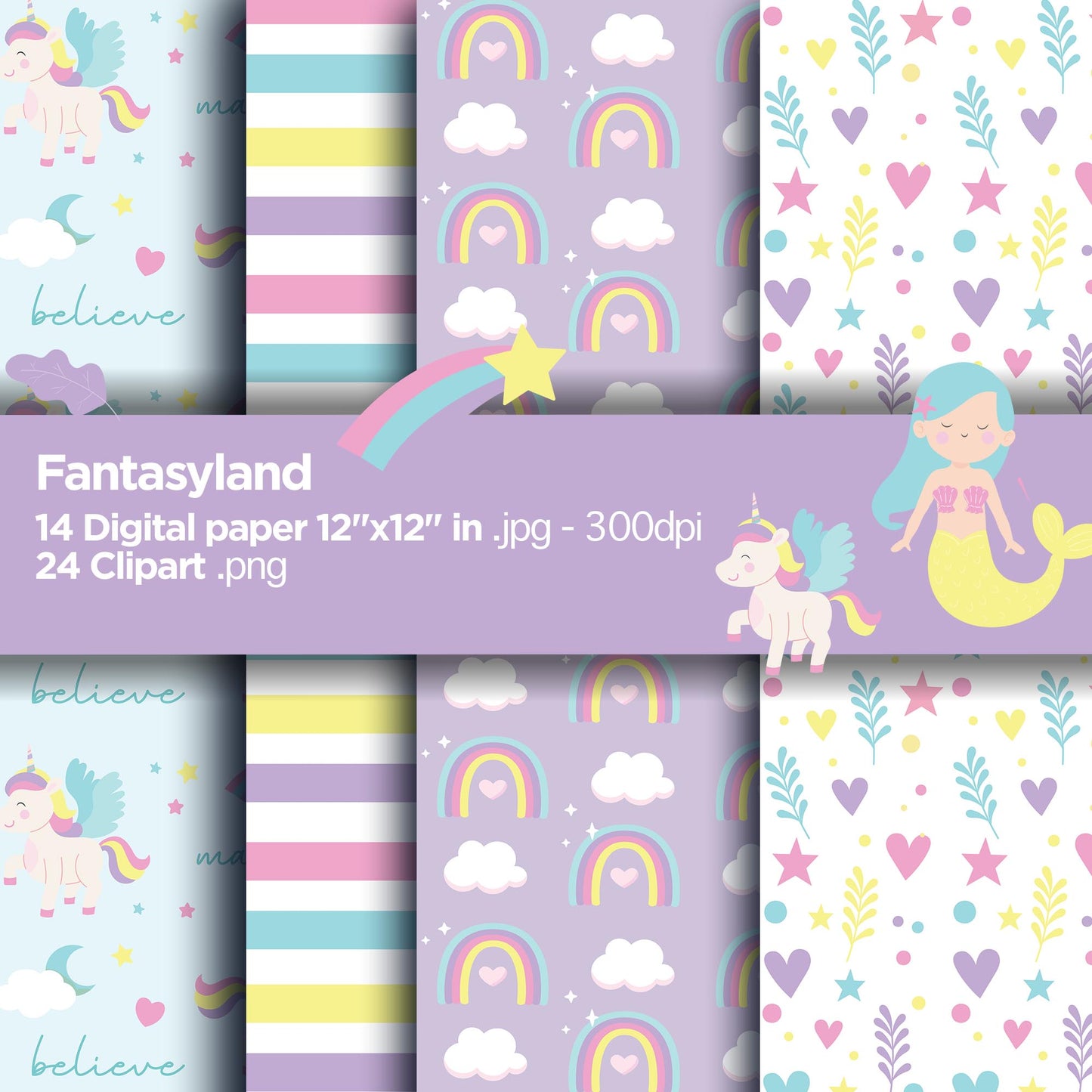 Fantasyland Digital Paper