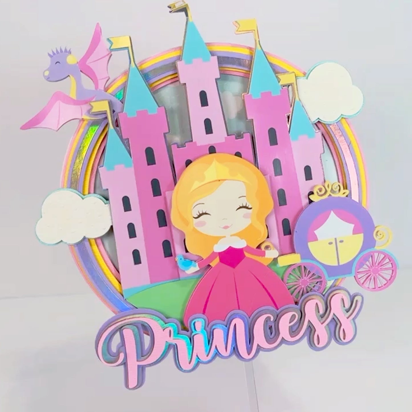 Princess cake topper