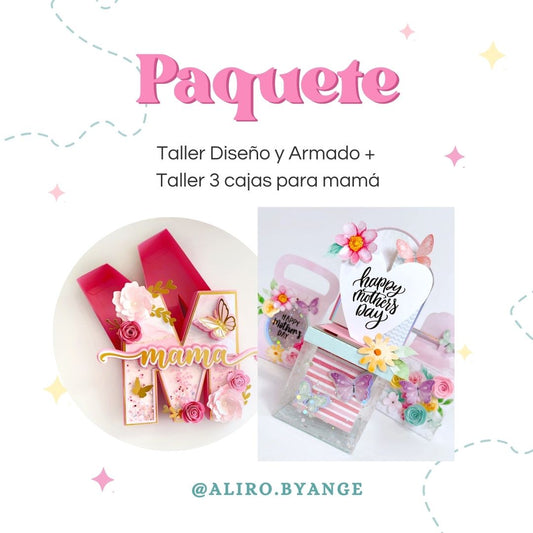 Paquete: Taller Diseño y Armado M + Armado 3 cajas