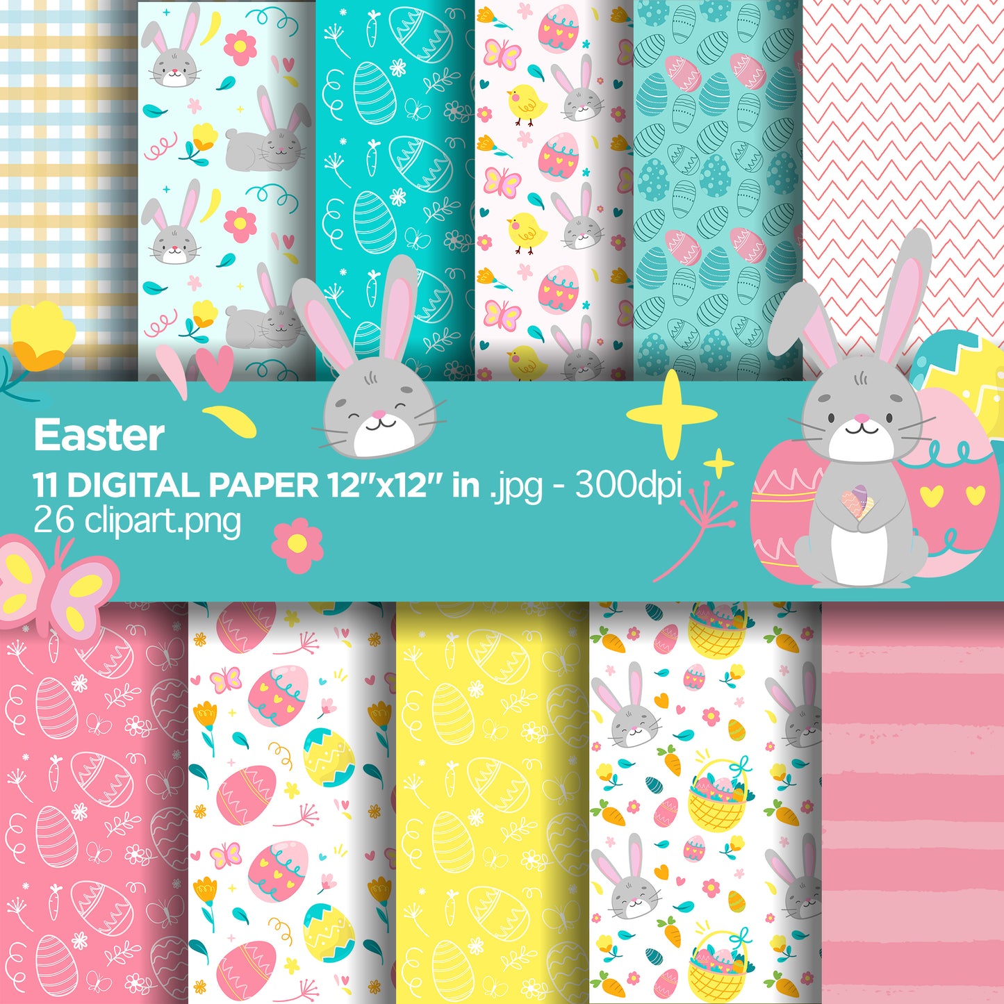 Easter Digital Papers