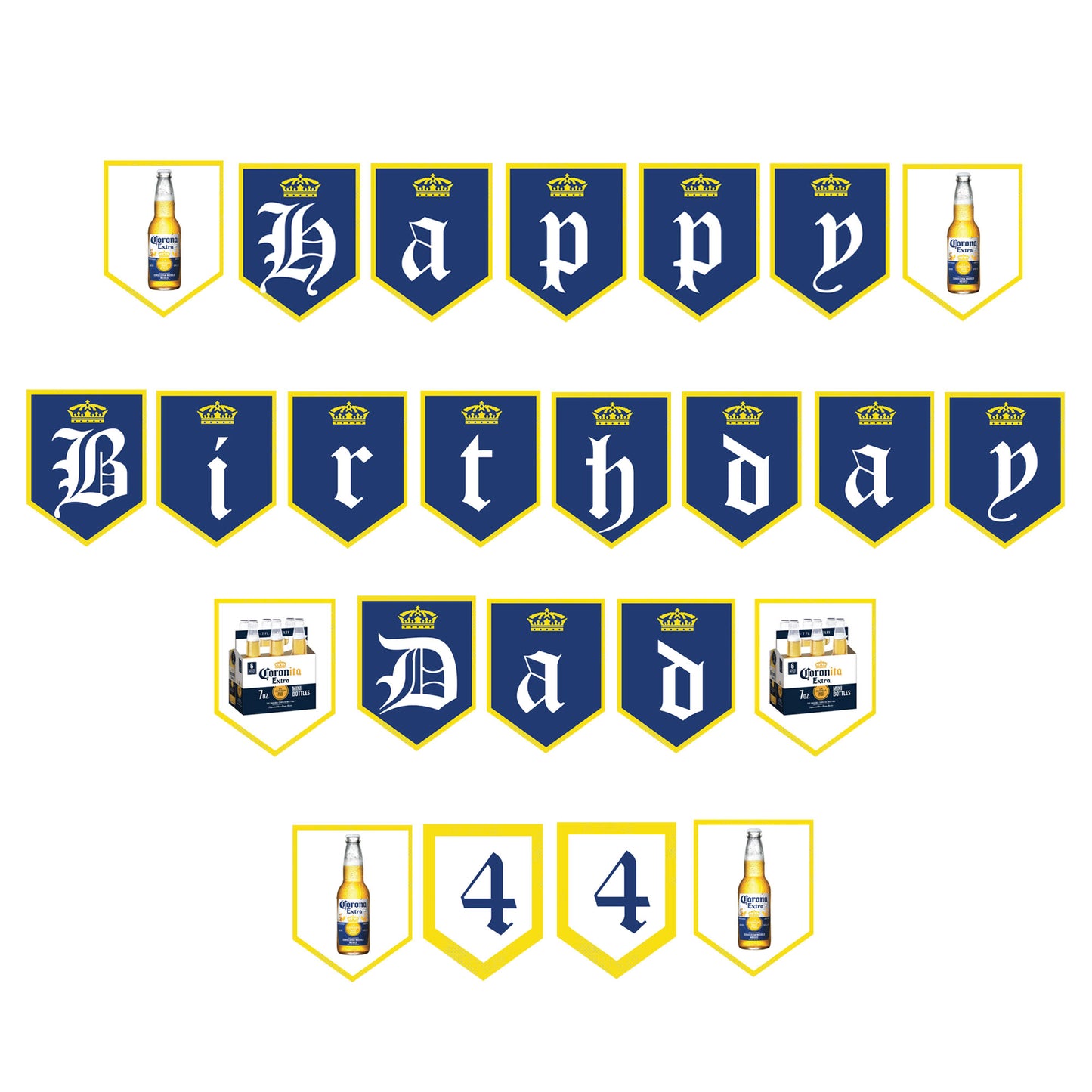 Corona banner, Printable Beer Digital File
