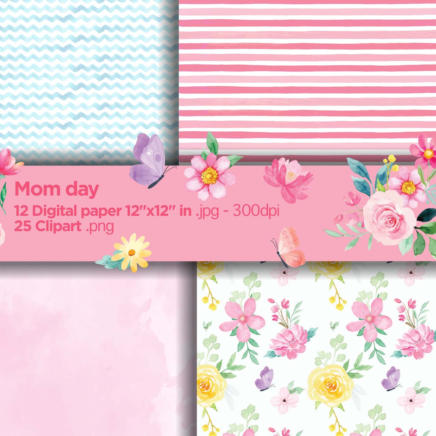 Mom day Digital Papers