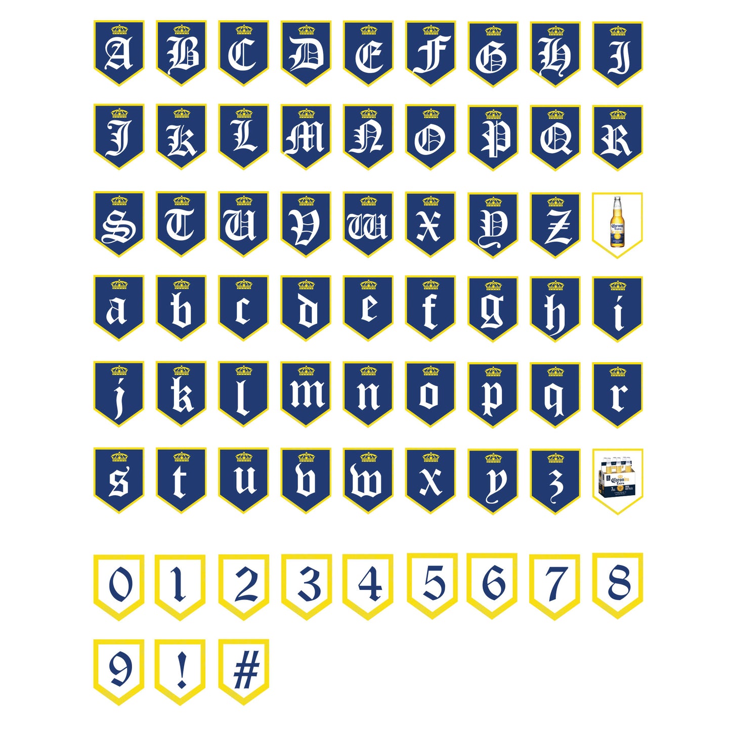 Corona banner, Printable Beer Digital File