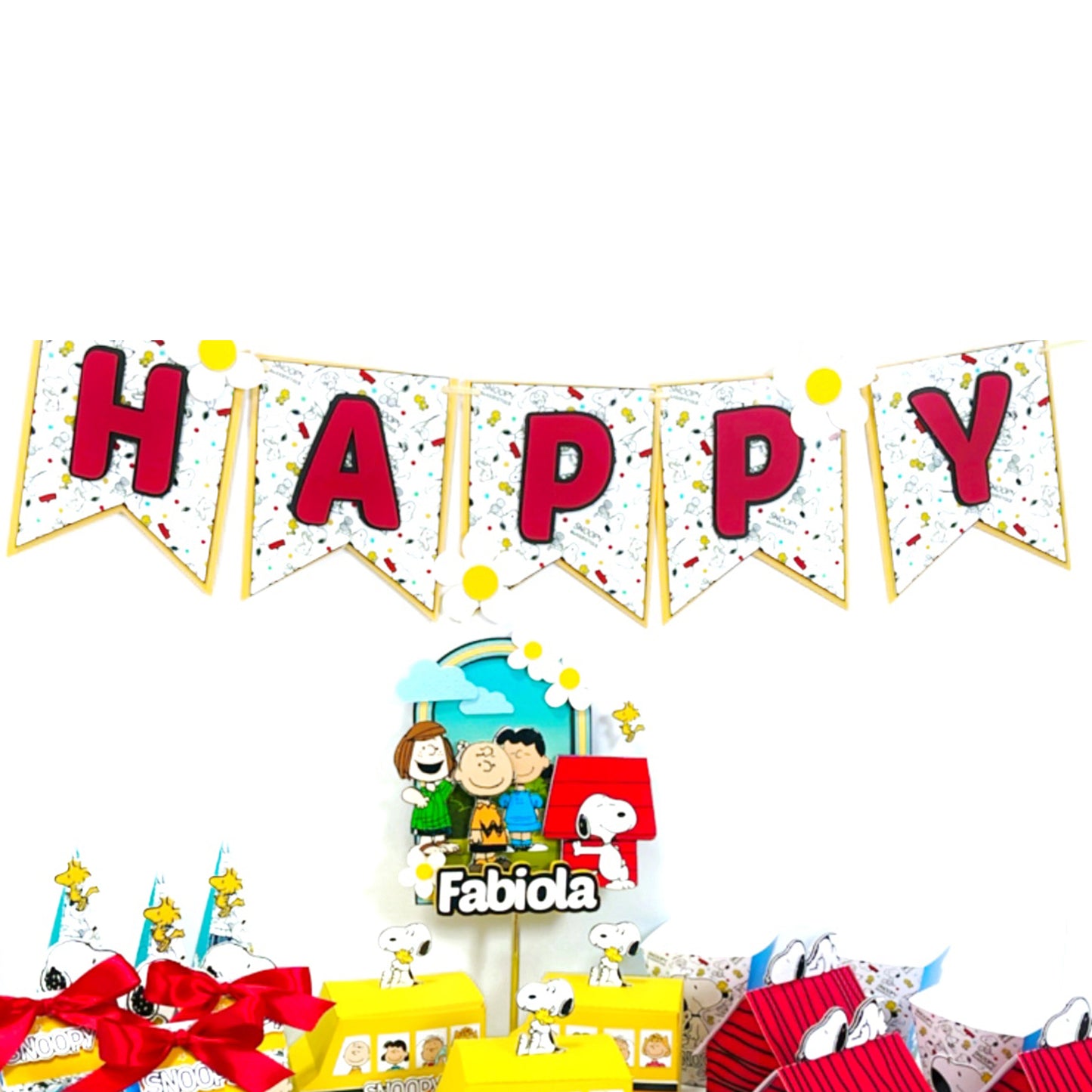 Snoopy Charlie brown peanuts Kit Party decor