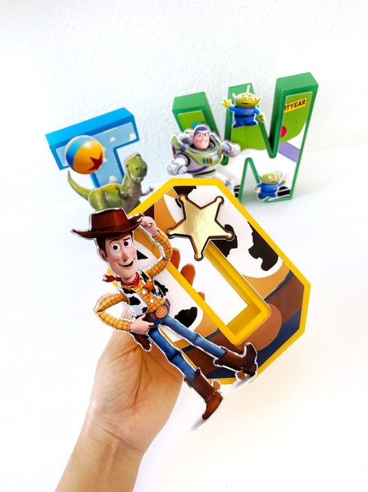 Kit Party Toy Story 3d letter
