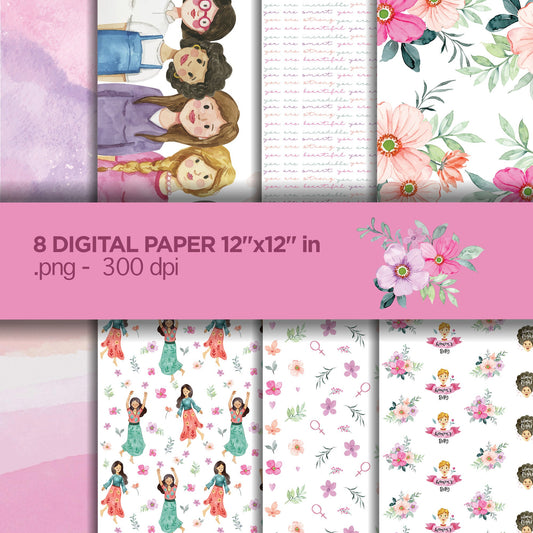 Women digital paper