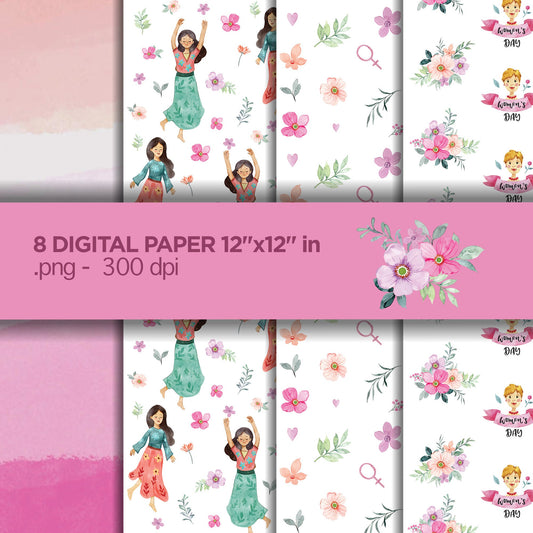 Women digital paper