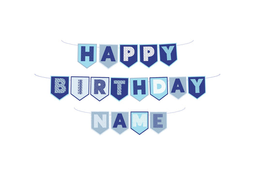 Printable alphabet letter digital banner