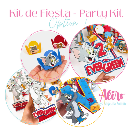 Kit Personalized Theme Party -  Option 1