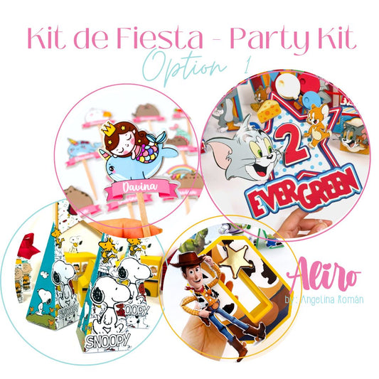 Kit Custom Theme Party -  Option 1