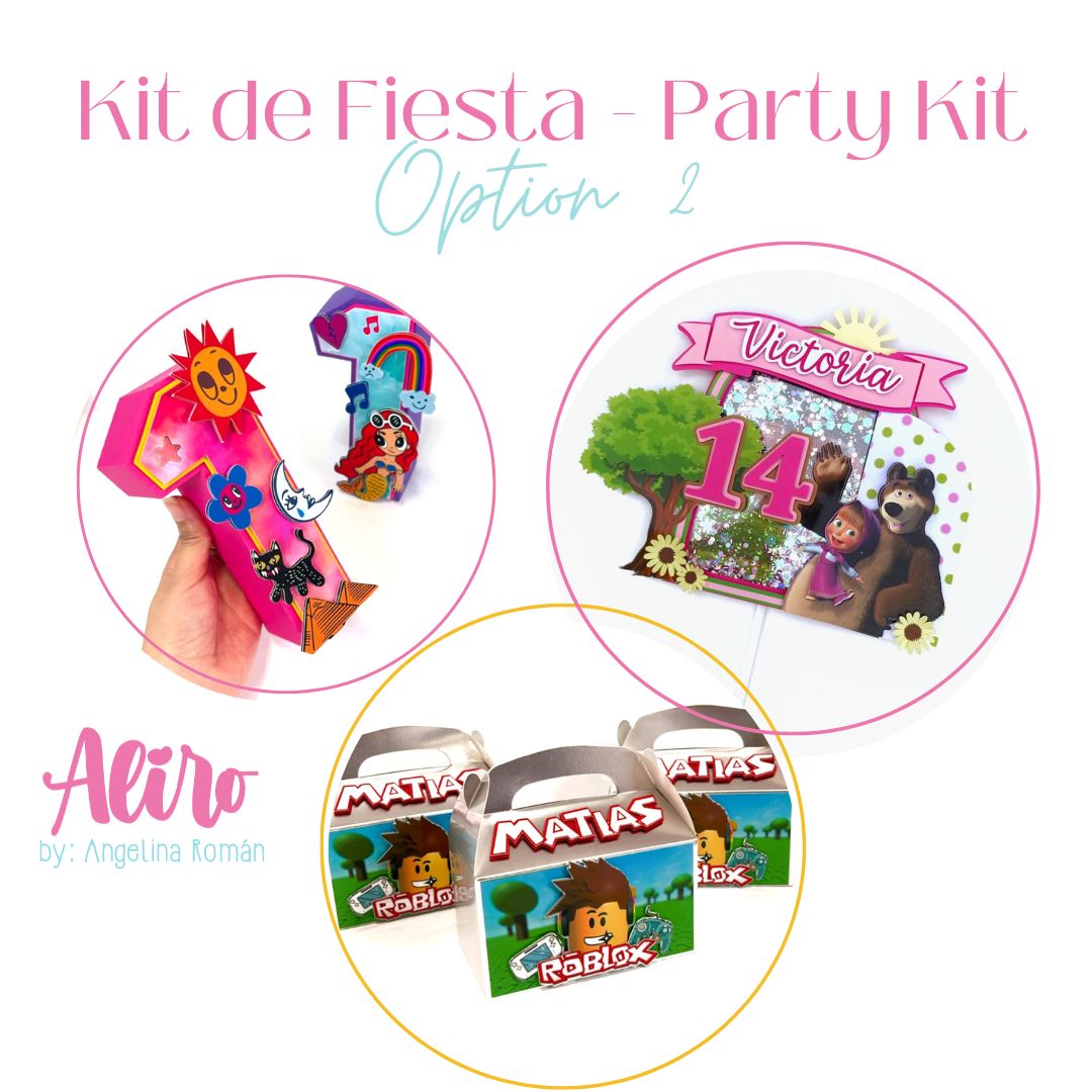Kit Custom Theme Party - Option 2