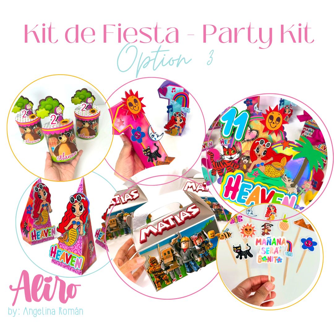 Kit Custom Theme Party - Option 3