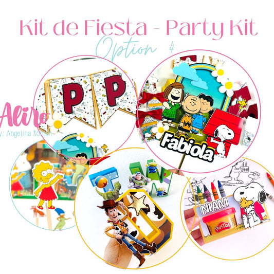 Kit Custom Theme Party -  Option 4