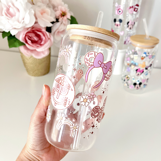 Cute Disney Glass Cup