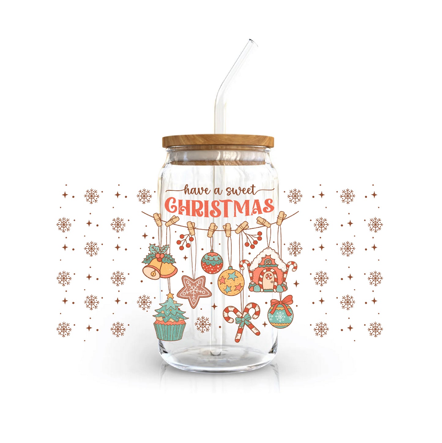 Glass Can Sweet Christmas