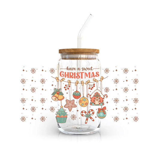 Glass Can Sweet Christmas