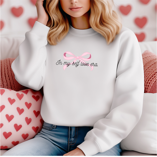 In my Self Love Era Valentine's Sweatshirt