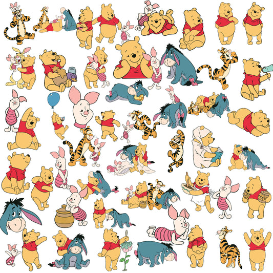 Winnie the Pooh Digital Paper