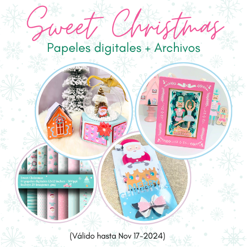 Sweet Christmas: Digital Paper + Archivos