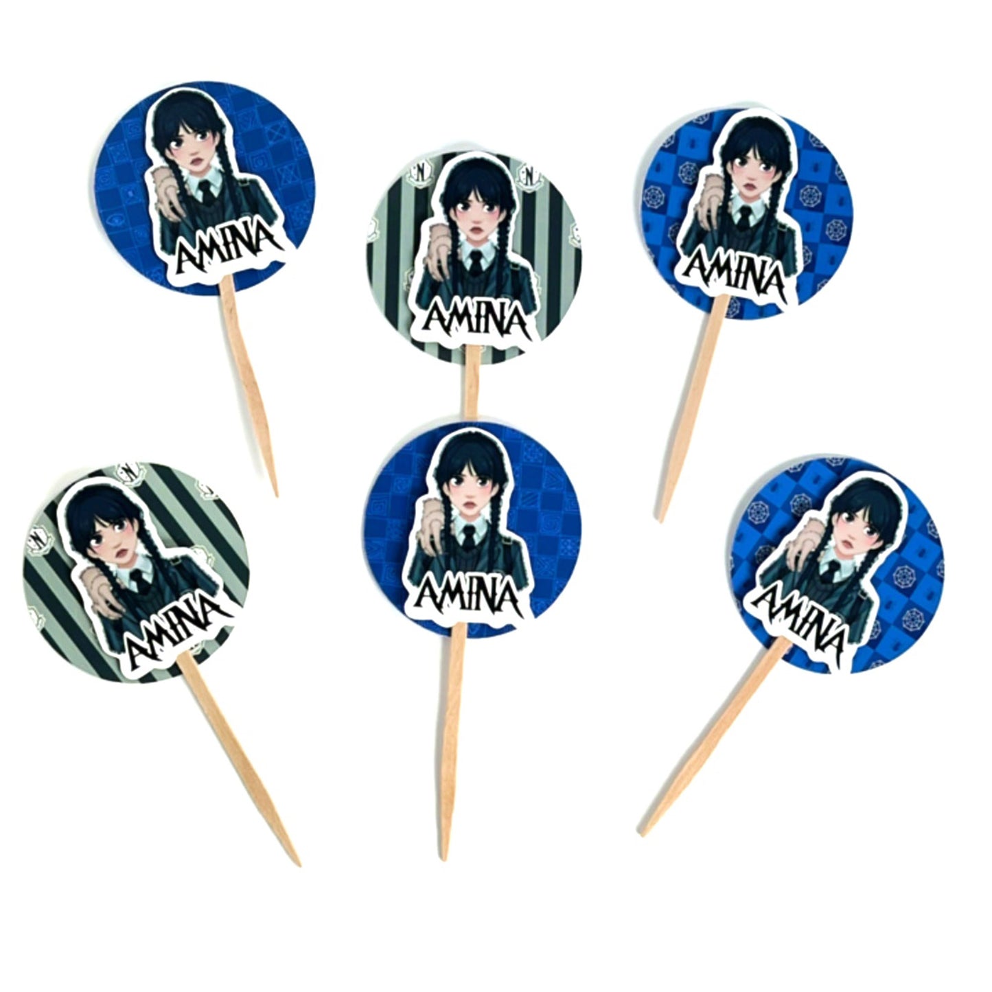 Wednesday Cupcake Toppers