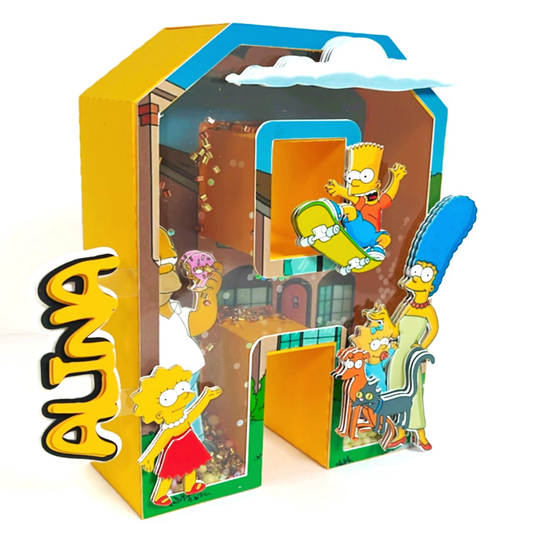 The Simpsons Letter 3D shaker