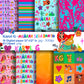 Mañana sera bonito Digital Papers, Karol G Backgrounds