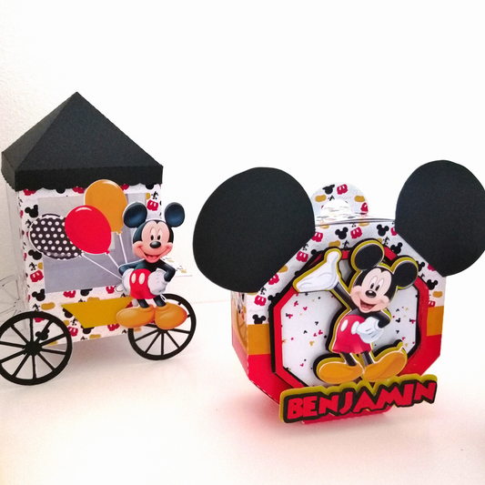 Kit Mickey favor boxes