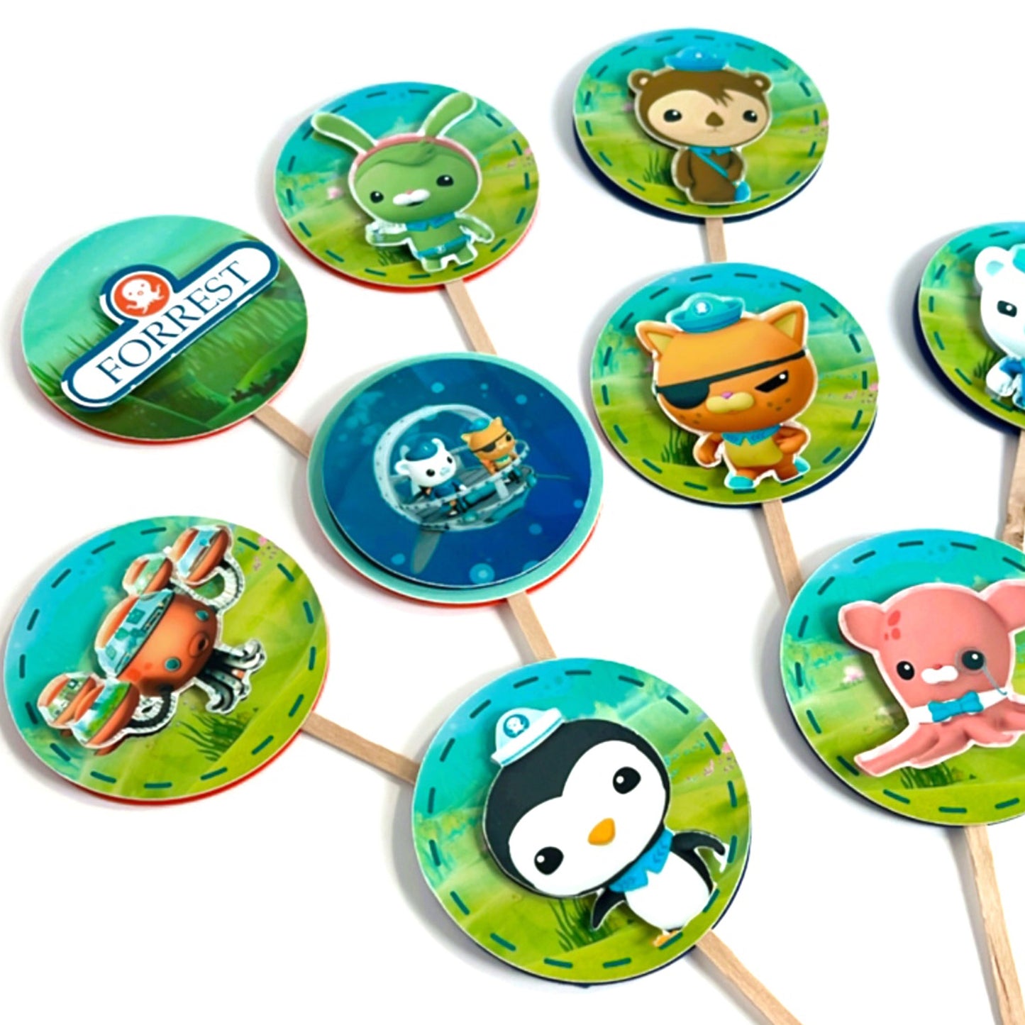 Octonauts Cupcake Toppers