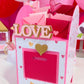 Valentine set party favor boxes