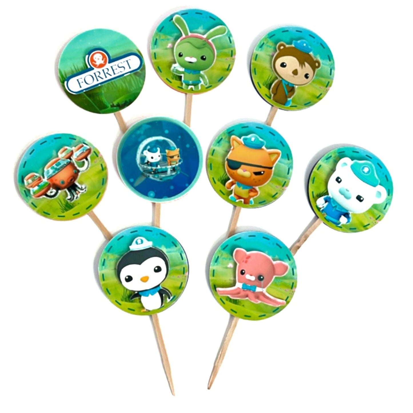 Octonauts Cupcake Toppers