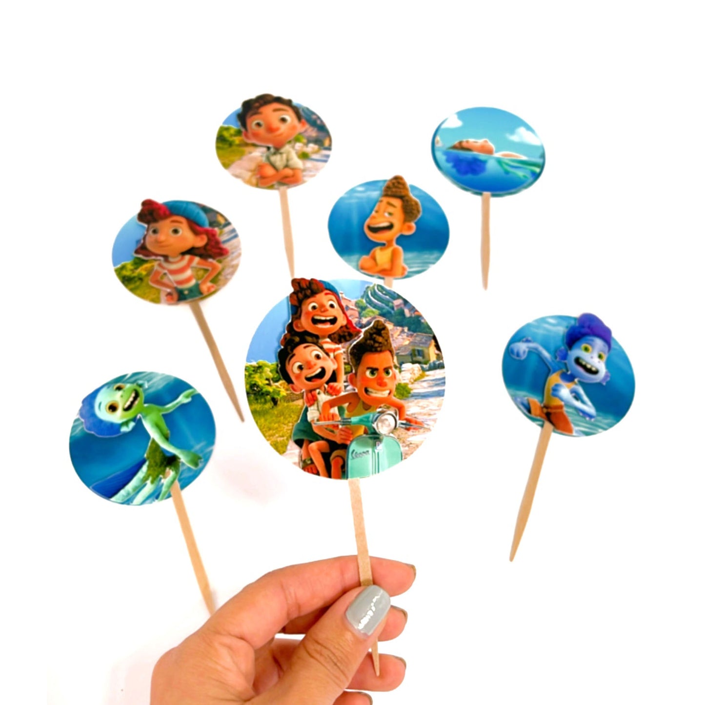 Luca Cupcake Toppers
