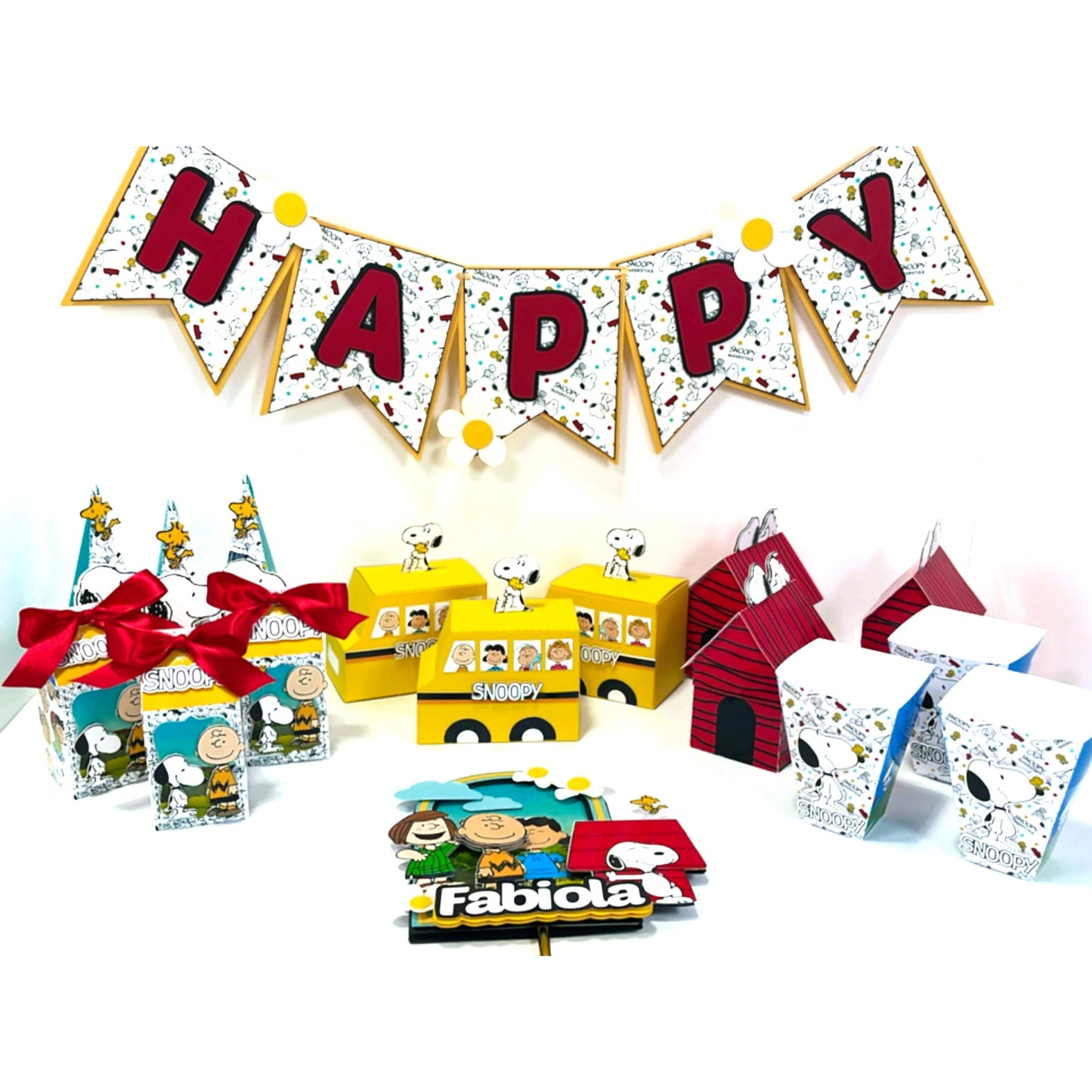 Snoopy Charlie brown peanuts Kit Party decor