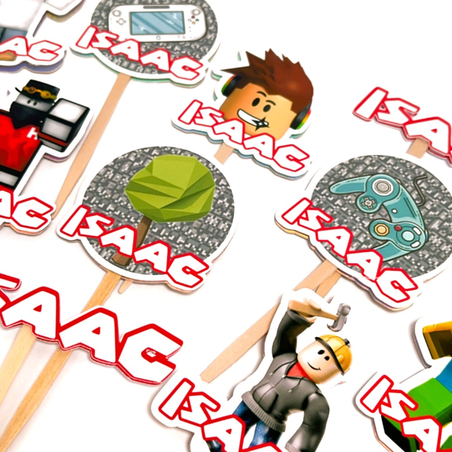 Roblox Cupcake Toppers