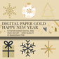 Happy new year DigitaL Paper + Sweet Christmas Digital Paper