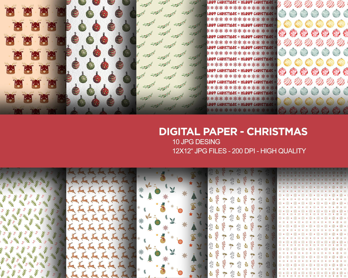 Digital paper - christmas