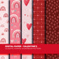 Valentines day digital paper