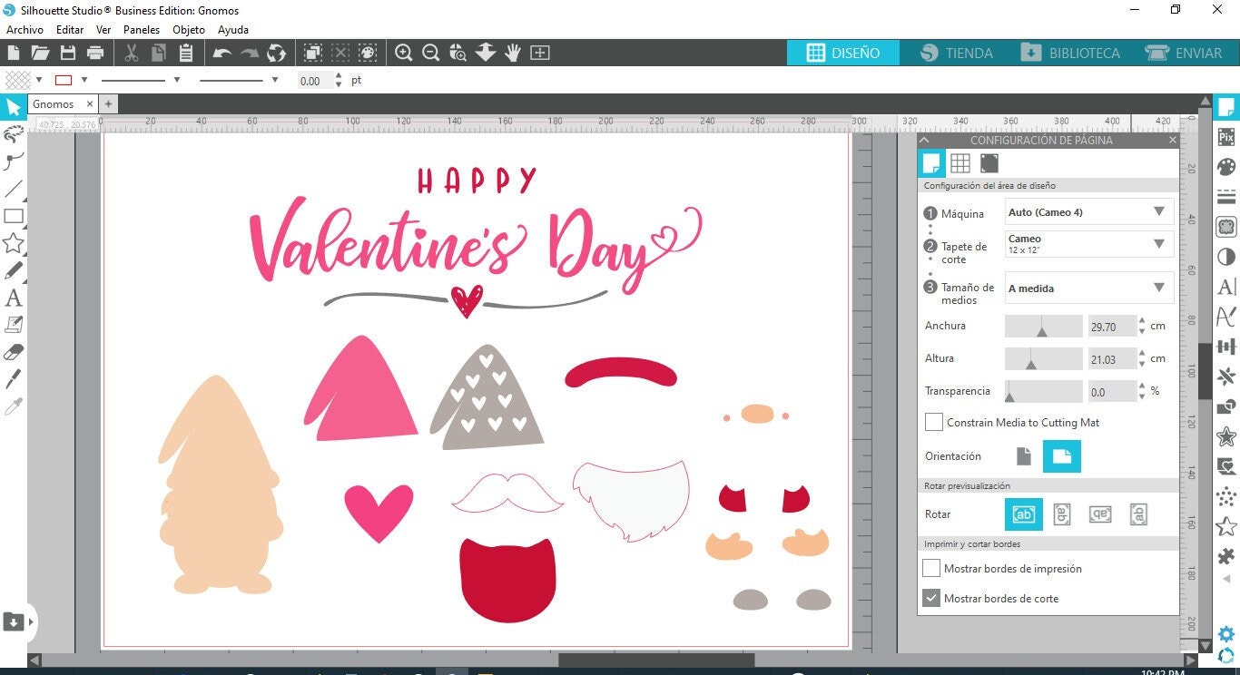 Archivo digital Gnomos Valentines day