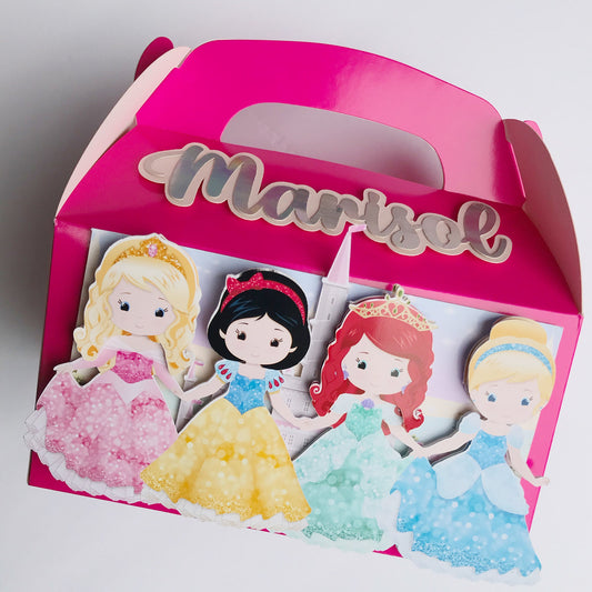 Princess gable box, Princess birthday party, Princess favor boxes, Princess gable boxes