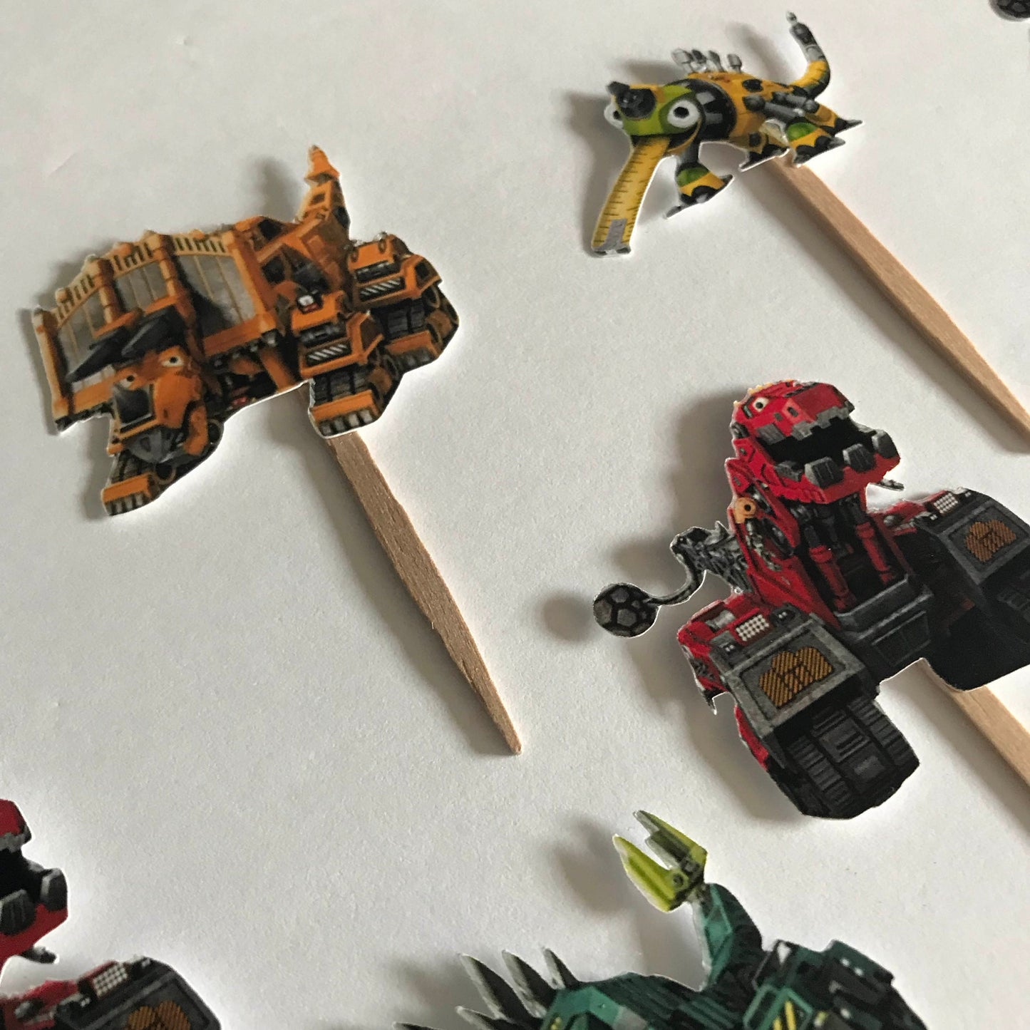 Dinotrux Cupcake Toppers