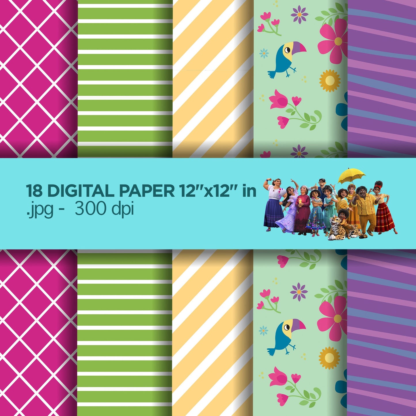 Encanto digital paper