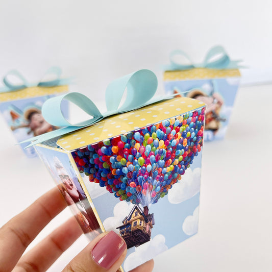 Up birthday party, Up favor box, Up party decorations, Up party supplies, Up theme party