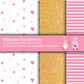 Valentine day Digital Papers